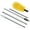 4 section rod, variant on lanema Multiple Gutter Cleaning Brush Sturdy Tool for Residential and Commercial Use