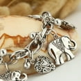 thumbnail image 4 of HOOUN Elegant 925 Sterling Silver Unique New Women Fashion Charms Elephant 9" Bracelet, 4 of 8
