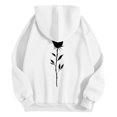 thumbnail image 4 of Oversized Men Women Hoodies Sweatshirts Valentine's Day Rose Print Long Sleeve Unisex Fashion Boyfriend Girlfriend Sweatshirts, 4 of 4
