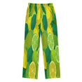 thumbnail image 2 of Boy's Pajama Pants Boys' Long Sleep Pants Children's Pajama Pants Loose Fitting Pajama Pants are Convenient to Put on and Take off L Seamless Lemon, 2 of 9