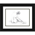 thumbnail image 1 of Artographie Studio 24x18 Black Ornate Wood Framed with Double Matting Museum Art Print Titled - Sketch of a Woman, 1 of 4