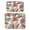 White-615, variant on Aloha Botanical Coffee Station Mat 2 Pack Retro Tropical Design, Multi-Purpose & Slip-Resistant