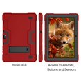 thumbnail image 4 of Mignova for Vankyo Matrixpad z4/Z4 Pro Case,Shockproof Dropproof Hybrid Rugged Armor Build in Kickstand Full Body Protective Case for Vankyo Matrixpad z4/Z4 Pro 10 Inch Tablet (Red/Black), 4 of 7