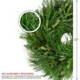 thumbnail image 5 of Northlight Real Touch™️ Pine Sprigs and Winter Foliage Artificial Christmas Wreath - 12" - Unlit, 5 of 9