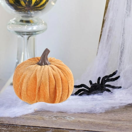 

Pumpkin Thanksgiving Autumn Velvet Pumpkin Flocking Pumpkin Pumpkin Props