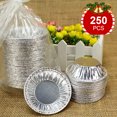 thumbnail image 2 of Cheers 250Pcs Round CEANake Egg Tart Mold Non-stick Cake Decorating Kitchen Baking Tool, 2 of 6