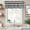 Grey Black, variant on Orange Stripes Farmhouse Short Window Curtain Valances, Modern Minimalist Horizontal Ombre Lines Rod Pocket Kitchen Valances for Living Room Bedroom Bathroom Cafe 42" x 18"