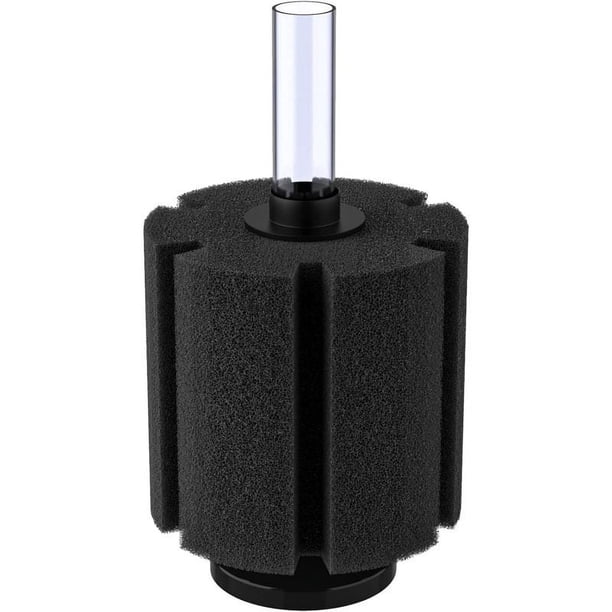 Filtro de esponja biológica grande para acuario, filtro silencioso de espuma para freír camarones Betta y peces pequeños, para peceras de hasta 60 galones