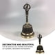 thumbnail image 5 of Campana de mano con asa de metal, decorativa, de sobremesa, de cobre, para el hogar., 5 of 6