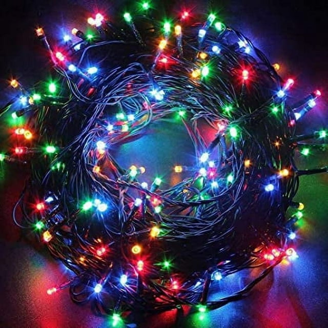 Cadena de Luces Navideñas Twinkle Star 200 LED Multicolor 66 Pies 8 Modos Certificación UL