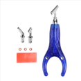 thumbnail image 3 of Bolígrafo Ergonómico para Pintar con Diamantes, Accesorios para Arte con Diamantes con 3 Puntas de Metal, Kit de Bolígrafo con Taladro de Diamante 5D para Adultos, Azul, 3 of 8