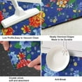 thumbnail image 3 of Pioneer Flower Floral Print Pattern Kitchen Rug Mat,Kitchen Runner Rugs Non Skid Washable,Decorative Kitchen Floor Mats for Kitchen,Sink,Laundry,17"X47", 3 of 5