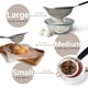 thumbnail image 4 of Juego de 3 coladores de malla fina de acero inoxidable, tamaños graduados 3,38, 5,5, 7,87, colador de alambre con mango aislado para utensilios de cocina, nuevos elementos esenciales para la cocina, 4 of 8