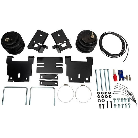 Rear Suspension Air Helper Spring Kit - Compatible with 2007 - 2018 Chevy Silverado 1500 2008 2009 2010 2011 2012 2013 2014 2015 2016 2017