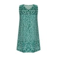 thumbnail image 4 of Taqqpue Womens Summer Dresses Casual Loose Tropical Print Beach Tank Dresses V Neck Sleeveless Flowy Midi Dress Knee Length Sundress with Pockets, 4 of 6