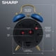 thumbnail image 3 of Reloj despertador Sharp Twin Bell Loud, color azul marino mate, funciona con pilas, 3 of 6