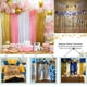 thumbnail image 3 of Cortinas de Fondo con Lentejuelas TCBESTO Dorado 1.2 m x 2.4 m 2 Paneles, 3 of 6