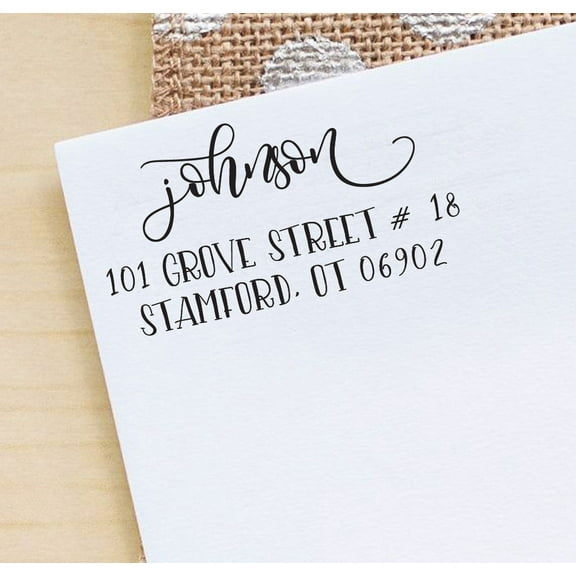 Printtoo Custom Self Inking Return Address Stamp Personalized Wedding Invites Rubber Stamp