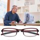 thumbnail image 4 of Lunettes de lecture presbytes pliables, légères et portables, soulageant la fatigue (rouge 1.0), 4 of 4