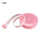 thumbnail image 2 of Cinta métrica de tela Uxcell, cinta métrica retráctil, suave, de plástico, rosa, 1 pieza, 2 of 5