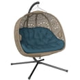 thumbnail image 1 of Outsunny Hanging Egg Chair with Stand, Foldable Basket Swing Chair, 1 of 10