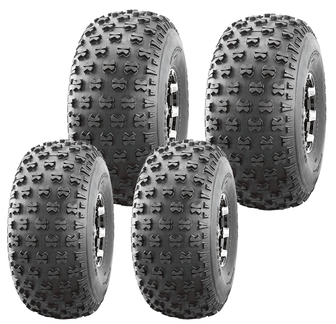 Wanda ATV/UTV tires 22.5x108 Front & 25x129 Rear High Load, Set 4