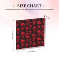 thumbnail image 4 of Wukai Red Skulls Print Elegant Acrylic Gift Decorations Perfect for Weddings, Birthdays, Anniversaries, and Home Decor, 4 of 6