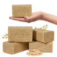 thumbnail image 1 of Jabón botánico australiano Leche de avena con mora de nube, barras de jabón de lujo de 6.6 oz enriquecidas con manteca de karité, adecuadas para hombres, mujeres y todo tipo de piel, paquete de 4, 1 of 5