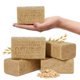 thumbnail image 1 of Jabón botánico australiano Leche de avena con mora de nube, barras de jabón de lujo de 6.6 oz enriquecidas con manteca de karité, adecuadas para hombres, mujeres y todo tipo de piel, paquete de 4, 1 of 5