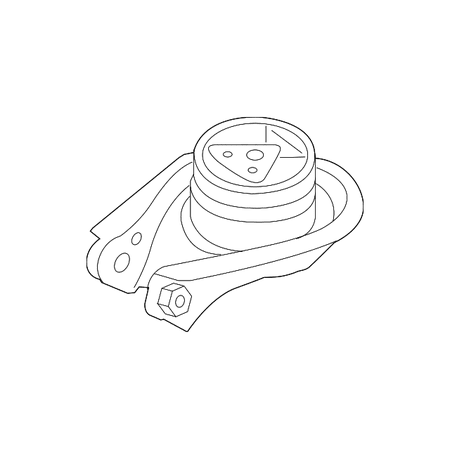 Genuine OE Mazda Rear Mount - BP4S-39-040B