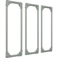 thumbnail image 2 of Ekena Millwork 28"W x 72"H Pompeii Panel Moulding Kit (Triple Panel), 2 of 10