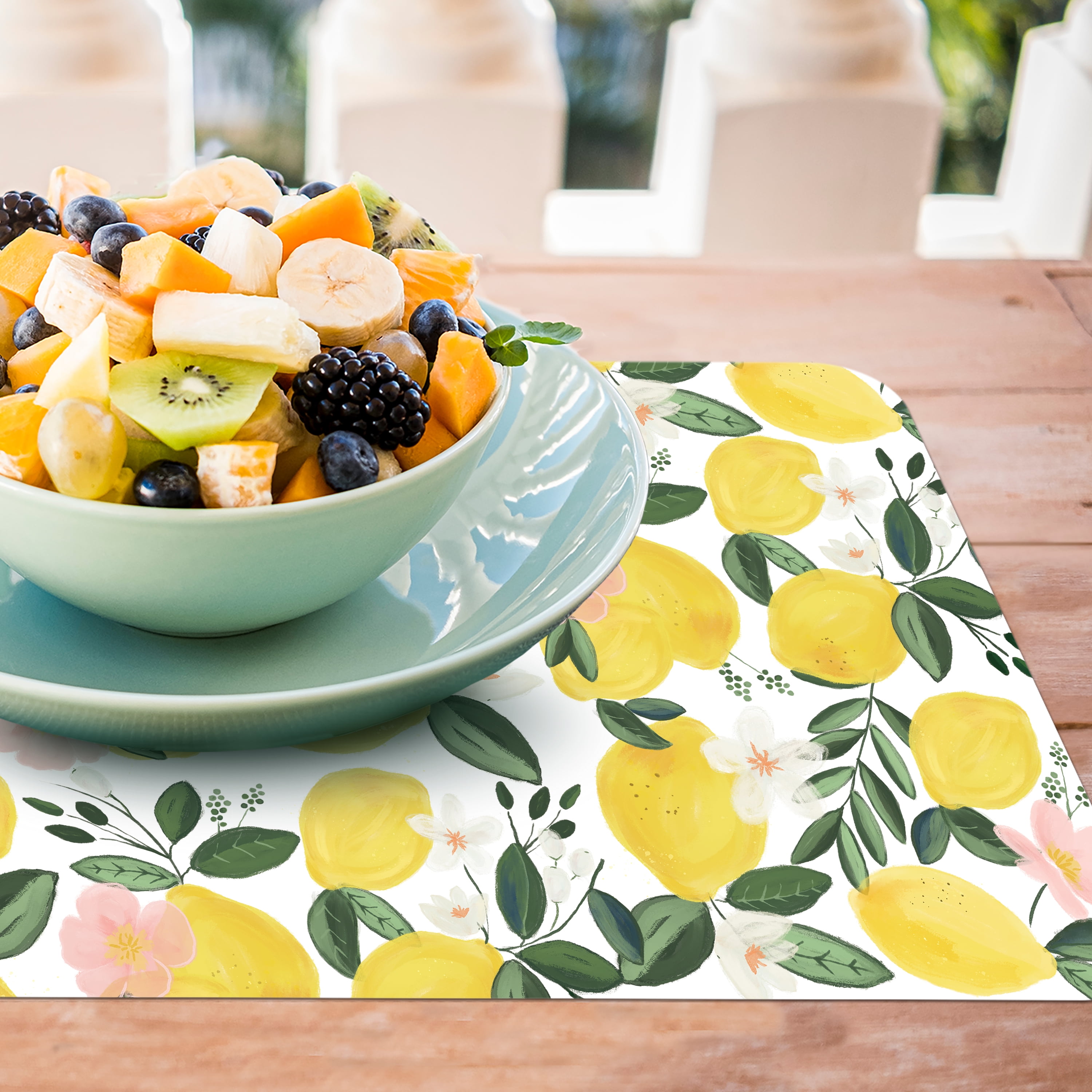 Conimar Lemons on the Vine Reversible Flexible Plastic Placemat