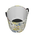 thumbnail image 3 of Bingfone Wildflower Honeybee Waterproof Foldable Laundry Hamper Bucket With Handles For Storage Bin,Clothes Hamper (Small), 3 of 8