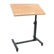 Miumaeov Rolling Laptop Desk 360Rotation Height Adjustable Laptop Table Laptop Cart Laptop Stand for Couch Bed Recliner Chair Standing
