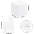 thumbnail image 2 of Paquete de 30 cajas de regalo Kraft, cajas de cartón blanco para envolver regalos, cajas para galletas y dulces de 3 x 3 x 3.5 pulgadas, 2 of 8