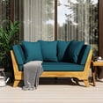 thumbnail image 6 of Teak - Look Daybed | Expandable Size | Backyard Lounging, Fits Your Furniture, 6 of 6