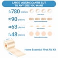 thumbnail image 2 of QARUN Hydrocolloid Roll for Wound Care - DIY Size & Shape, Extra Large Medical-Grade Hydrocolloid Bandages with Self-Adhesive, Ultra Absorbent, Flexible & Waterproof, First Aid Kit Essential(2in*5ft), 2 of 9