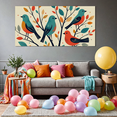 thumbnail image 6 of Autumn Themed Banner with Colorful Birds and Leaves Backdrop Party Decorations Background for Fall Festivals Thanksgiving Celebrations Family Gatherings Photo Props, 6 of 7