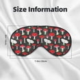 thumbnail image 4 of Disketp Red Mushrooms Print Sleep Mask-Eye Mask for Sleeping,Comfortable & Super Soft Eye Mask with Adjustable Strap,Travel Eye Mask, 4 of 7
