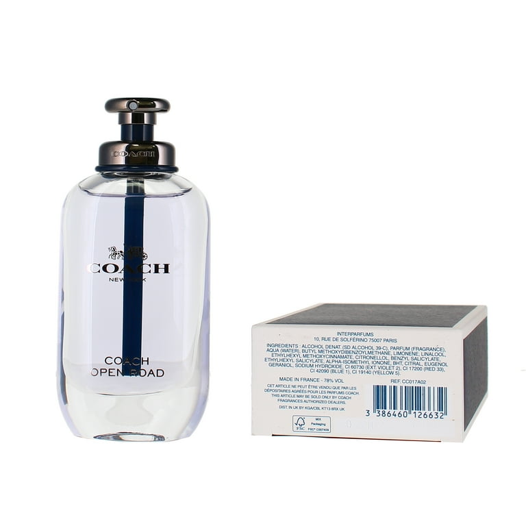 Coach Open Road Eau De Toilette, Cologne for Men, 2.0 Oz
