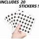 thumbnail image 3 of 300 pegatinas de mancuernas de estilo deportivo, 11 x 25 mm, para equipo de fitness, manual, ejercicios con mancuernas, entrenamiento, planificador de fitness., 3 of 9