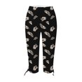 thumbnail image 5 of Snoarin Capris d'Été Grande Taille pour Femmes Pantalons Décontractés à Cordon Imprimé pour Femmes en Solde, 5 of 5