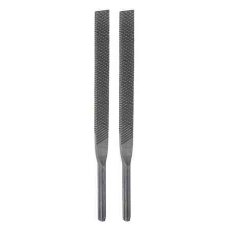 Uxcell 5mmx77mm Pneumatic Flat Files Set Coarse Cut Teeth Bearing Steel Hand Tools for Metal Wood Sharpening 2pcs