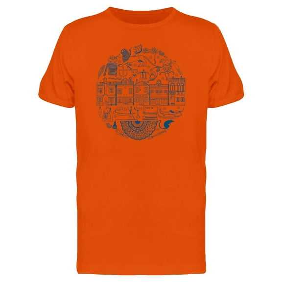 Italy Tourism Round Frame Tee Men's -Image by Shutterstock