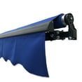thumbnail image 3 of ALEKO 13' x 10' Retractable Black Frame Patio Awning, Blue Color, 3 of 15