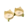 thumbnail image 3 of AYktou Ceramic Dog Bowl Set - Double Dog Cats Food and Water Bowls with Stand, Slightly Levated Feeding Station Pet Dish Feeder Ceramic Pet Bowls Removable Cats Bowls for Puppies Dog and Cats, 3 of 8