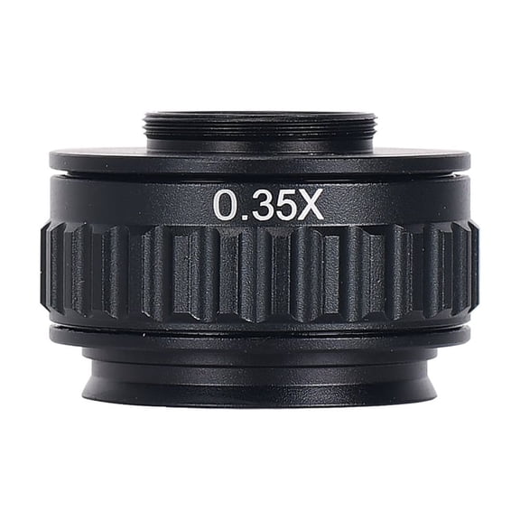 Hayear 0.35X C-mount Lens Adapter Focus Adjustable Camera Installation Cmount Adapter For New type Trinocular Stereo microscope