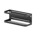 thumbnail image 2 of Estante de almacenamiento de especias de montaje en pared gabinete organizador de condimentos de cocina multifunción Negro Sunnimix especiero, 2 of 8