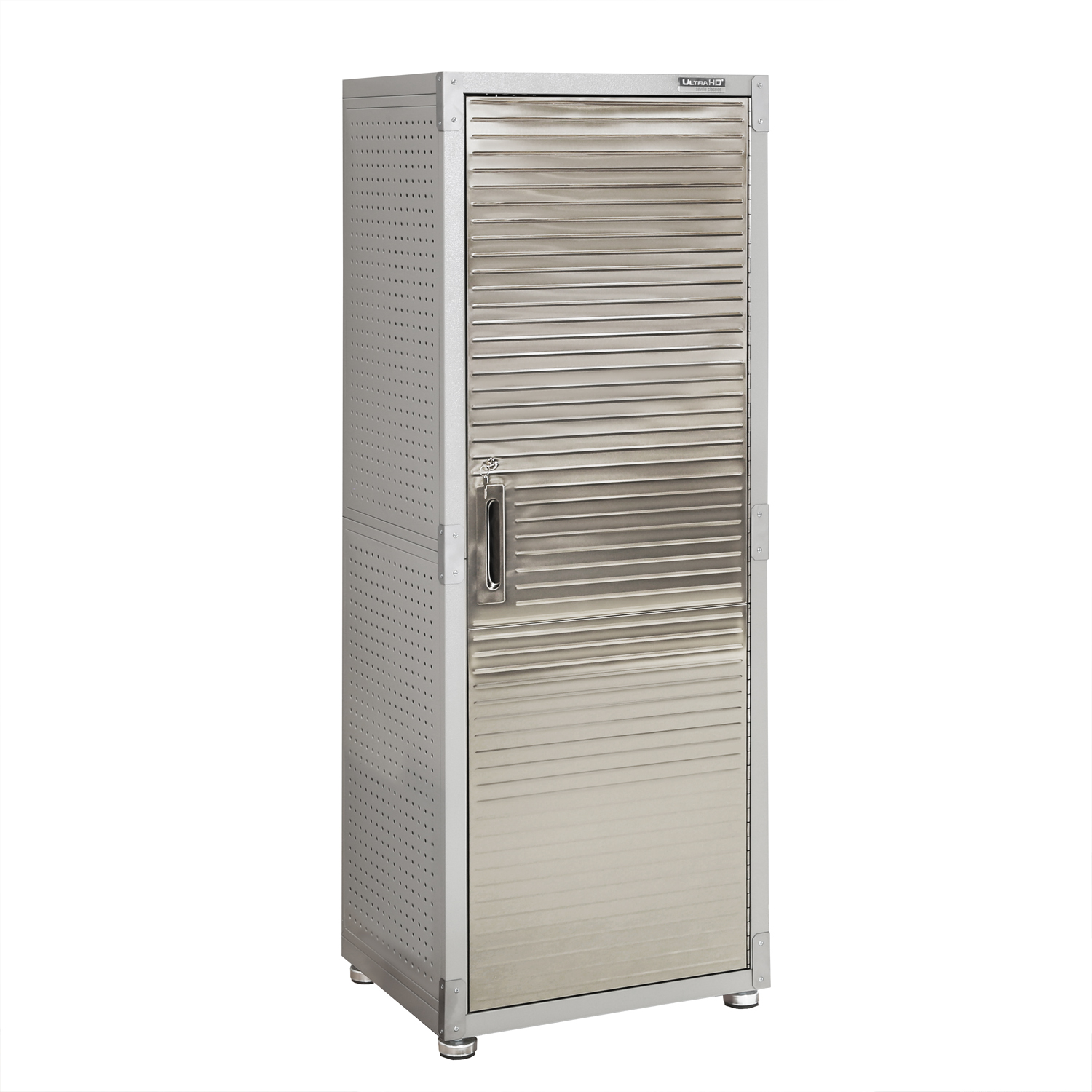 Seville Classics UltraHD Steel Storage Locker Cabinet, 24" W x 18" D x 66" H, Granite Gray - image 6 of 11