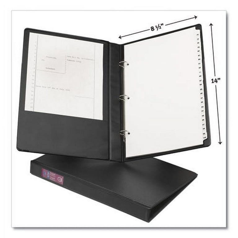 Legal Durable Non-View Binder with Round Rings, 3 Rings, 1 Legal Durable Non-View Binder with Round Rings, 3 Rings, 1